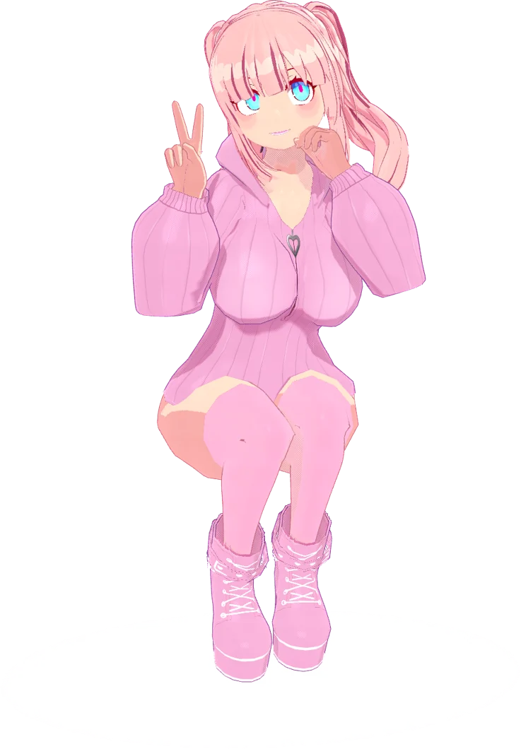 Syaski wearing the BUNNY FIT
